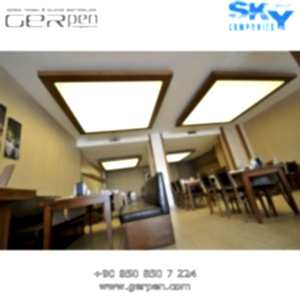 Transparan Gergi Tavan