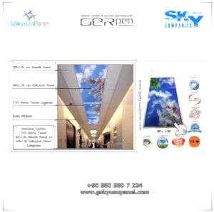 Gergi Tavan Gökyüzü Panel 1