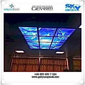 Gergi Tavan Gökyüzü Panel 4