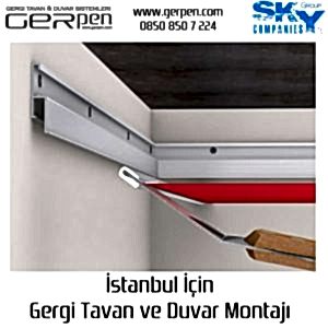 İstanbul Gergi Tavan ve Duvar Montajı