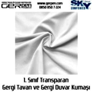 Transparan Gergi Tavan Kumaşı